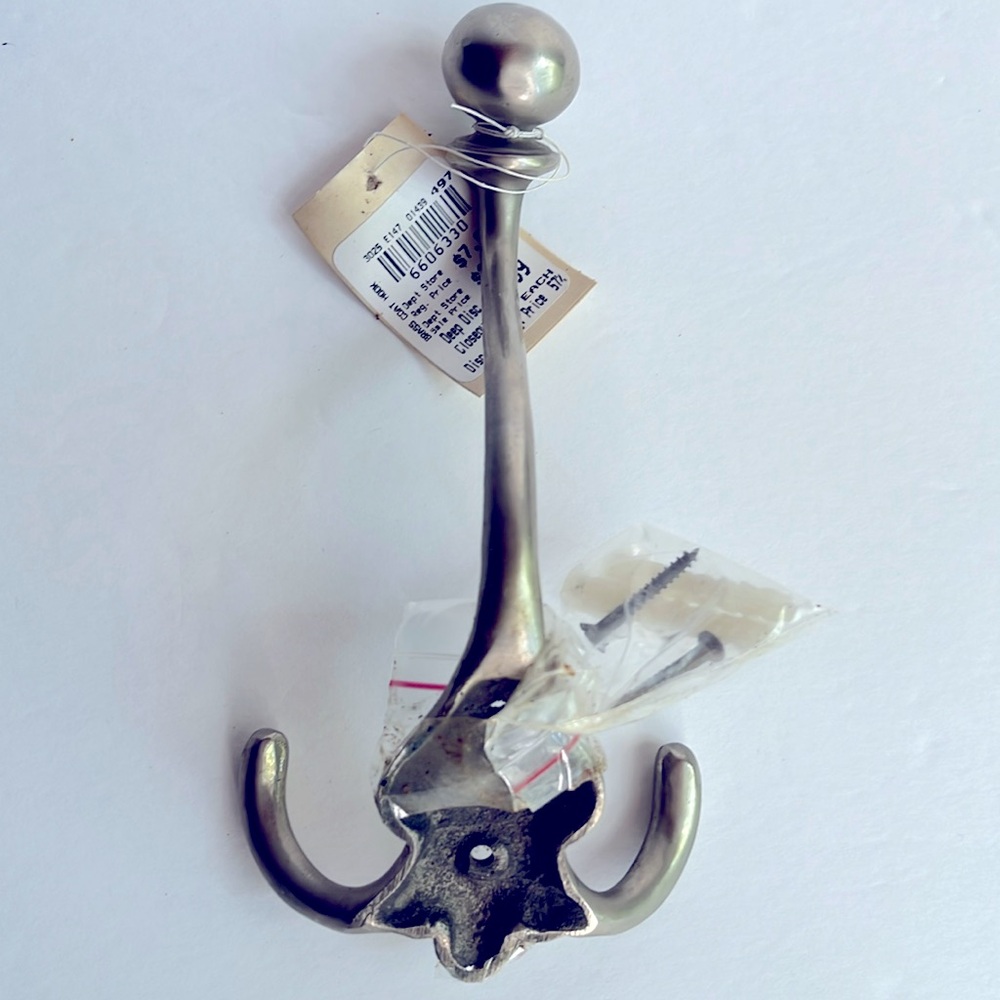 Vintage Pewter Wall Hook NWT - Picture 3 of 6